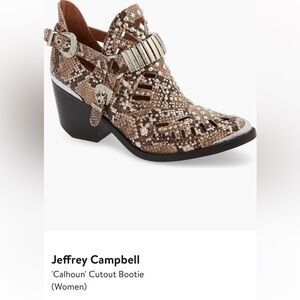 NIB-Jeffrey Campbell Calhoun Cutout Bootie